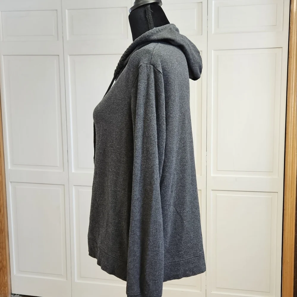 Catherine Malandrino women's large gray hoodie - Picture 5 of 6